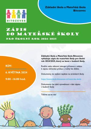 Zápis MŠ